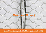 AISI 316 Stainless Steel Wire Rope Flexible Net For Tennis Court Fence