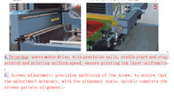 China top 1 screen press JINBAO Brand JB-4070J/60100J label sticker Fully Automatic Roll to Roll silk screen printer