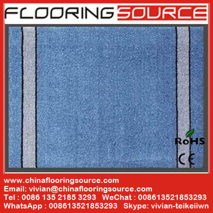 Cut Pile Carpet Entrance Floor Mat  polypropylene fibers pvc bakcing