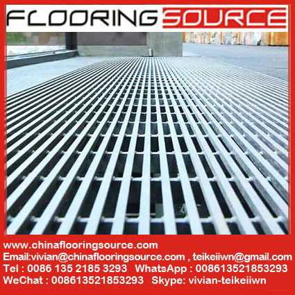 304 or 316 Stainless Steel Grilles Matting used for  high traffic entrance areas 1000 lbs 1,000 pound rolling load