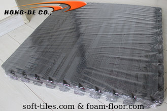 China EVA Soft Wood Foam Tiles Wood grain design foam floor replaced for wood floor supplier