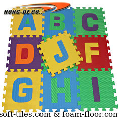 China Alphabet mat with ABC , 123 Non-Toxic, Eco-friendly  Safe, soft, durable and easy to wipe supplier