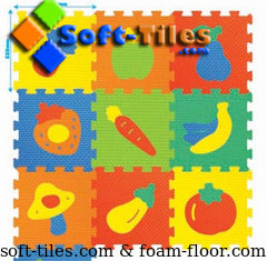 China Top Quality Jigsaw EVA Foam Mat with Animals , Fruit and Traffic Non-toxic, Environmental supplier