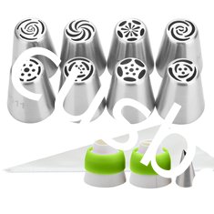 China Russian Stainless Steel Pastry Icing Nozzles Decorating Cakes Cake Tips sets supplier