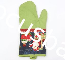 China custom heat resistant gloves kitchen baked microwave oven glove supplier
