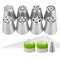 Russian Stainless Steel Pastry Icing Nozzles Decorating Cakes Cake Tips sets supplier