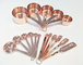 5pcs BPS Free stainless steel copper measuring cup and Spoons for daily use items supplier