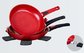 Promotion Durable Non-stick Ceramic Aluminum Kitchen Pots and Pans Set, 8, 9.5, 11 inch Black Color Fry Pan Set supplier