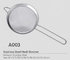 Hot selling kitchen stainless steel mesh strainer with silicone ear and handle supplier