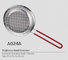 16cm metal cooking tool stainless steel big basket strainer with plastic metal,silicone handle with FDA certificate supplier