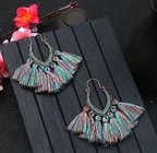 Earrings Tassel earrings multi color earrings