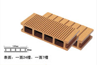 Pe plastic wood flooring outdoor solid hollow wood plastic material WPC eco-friendly building materials 140h30