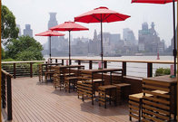 WPC eco-friendly building materials WPCdecking 140h22  Pe plastic wood flooring outdoor hollow deck