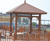 Outdoor Easy Install Decoration WPC Deck Pavilion Wood Plastic Composite Decking WPC Pavilion