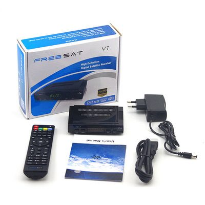 FREESAT V7HD DVB-S2 satellite receiver IPTV USB wifi support biss,patch and key edit
