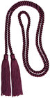52 Inches long soft rayon cotton honor cord with 4 inches tassels trimmings on both ends