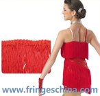 Charming hot selling rayon stretch fringe for dancewear/dresses/skirt