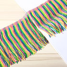 Colorful custom design OEM rayon fringes trimming for garment clothes decoration