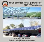 Solar PV Carport stents, 1*2 type colorful FRP Solar PV mounting structures