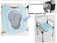 RE259 Steel / Aluminum Commode chair, Shower chair, Raised toilet seat