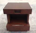 Wooden 5-star hotel furniture stone top night stand/bed side table NT-0022