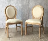 solid oak french style dining chairs,stack dining chair, fabricWooden frame leather dining chair,desk chair CH-014