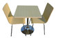 fiberglass  FRP dining table and chair supplier