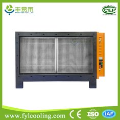 China sharp sale commercial kitchen cooling oil fume ESP lampblack electrostatic precipitator pr supplier