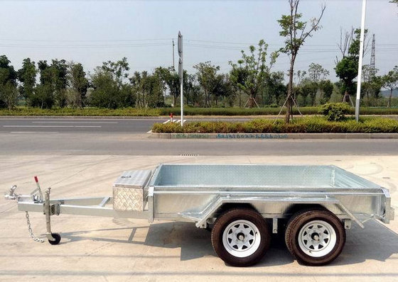 China 10x5 Hot Dip Galvanised Tandem Trailers 2000KG supplier