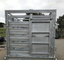 8 X 5 Galvanised Box Cattle Crate Trailer , Tandem Trailer With Stock Crate supplier
