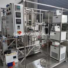 China Lab scale short path cbd molecular distillation equipement /Fully Automatic CBD Oil Extraction Wiped Film Evaporator supplier