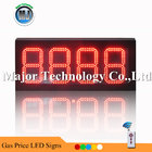 8 inch Red  88.88 Outdoor Waterproof Remote Control LED Gas Price Sign