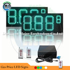 16inch 8.88 9 Green Outdoor Waterproof LED Gas Price Sign Remote Control