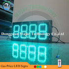 RF Remote Control Double Side Outdoor 4 Digits Gas Price LED Signs for Gas Station