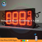 Outdoor Programmable Red 10inch LED Digital Gas Price Board With Remote Control