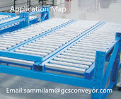 No moving storage line Ligth duty conveyors roller/steel roller type Gravity Flow Racks heavy duty factory industry stor