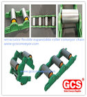 retractable flexible expandable roller conveyor chain/Powered Roller Conveyor,Flexible Expandable Motorized Roller Flexi