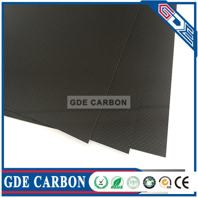 China Carbon Fiber Plate - Twill/Plain - Gloss/Matte - 0.1&quot; / 2.5MM THICK (+ OPTIONS) supplier
