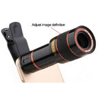 Clip 12X Zoom Mobile Phone Telescope Lens Telephoto External Smartphone Camera Lens For IPhone For Sumsung For Huawei