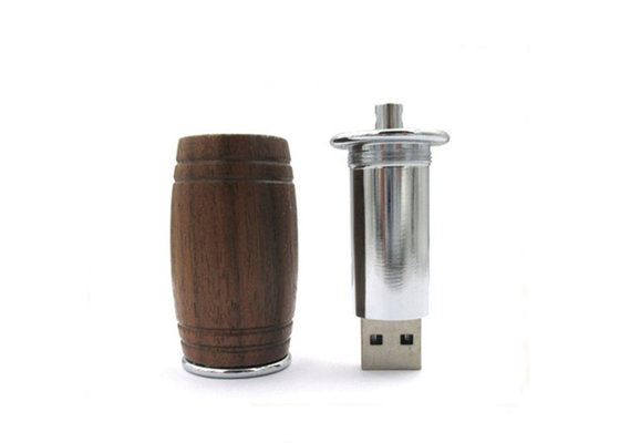China OEM service custom Wooden barrel USB pendrive ,flash drive usb 3.0 supplier
