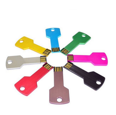 China Colorful Key shape metal usb flash drive 2G,4G,8G,16G,32G  pen drive supplier