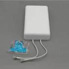 LTE Ultra Wideband MiMO Twin Pole White 4G 12dBi ABS Panel Antenna supplier