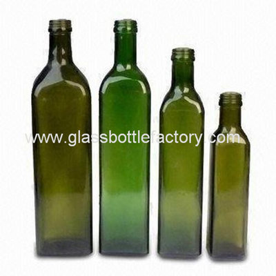 China 250ml,500ml,750ml,1000ml Dark Green MARASCA Olive Oil Glass Bottles supplier