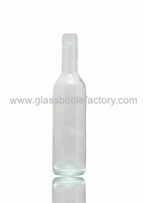 China 375ml Transparent Bordeaux Wine Bottle supplier