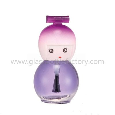 China Ball Clear Empay Glass Nail Polish Bottle supplier