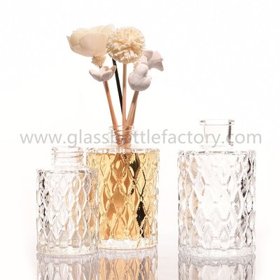 China 90ml,150ml Clear  Glass Fragrance Bottles supplier
