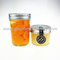 4oz and 8oz Empty Clear Round Glass Jam Jar With Silver Aluminum Lid supplier