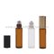 3ml,5ml,10ml Clear,Amber Round Perfume Roll On Bottles With Caps and Rollers supplier