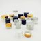 5g-100g Clear Round Glass Cosmetic Jars With Black Lids supplier