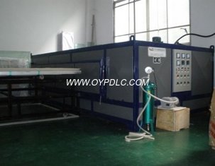 1 layer(One in and one out) glass vacuum laminating machine, fabric glass laminator